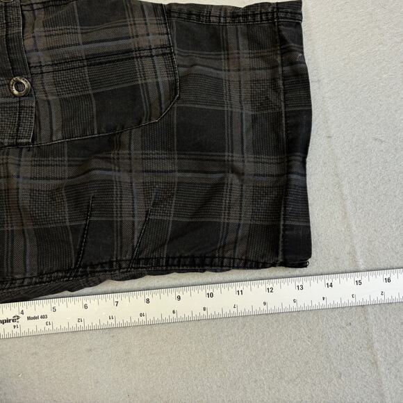 Vtg Projek Raw Cargo Shorts Mens 34 Plaid Y2K Casual Gorpcore Normcore Lot 5942 - Picture 8 of 11